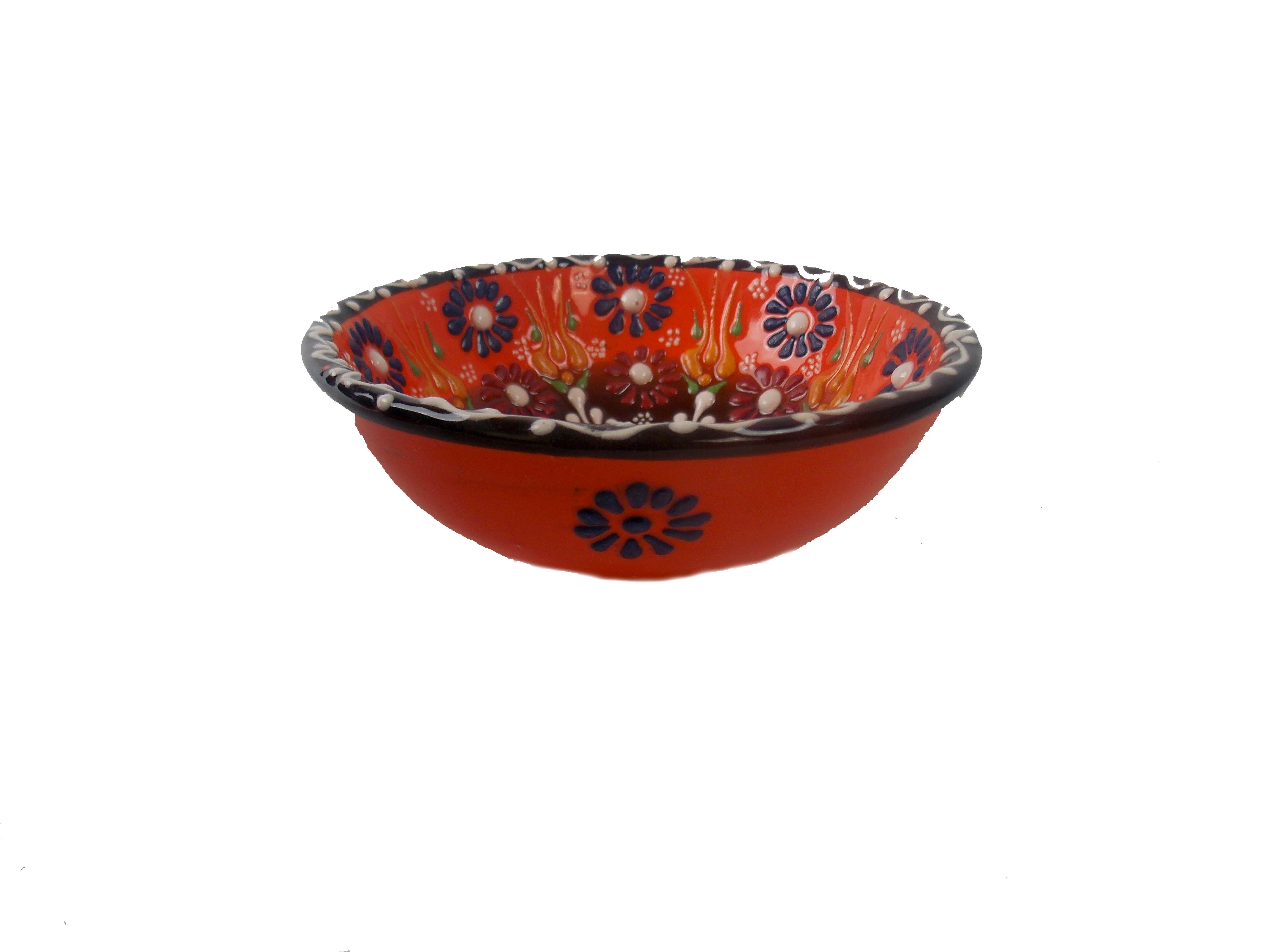 Bol din ceramica turceasca handmade 12 cm