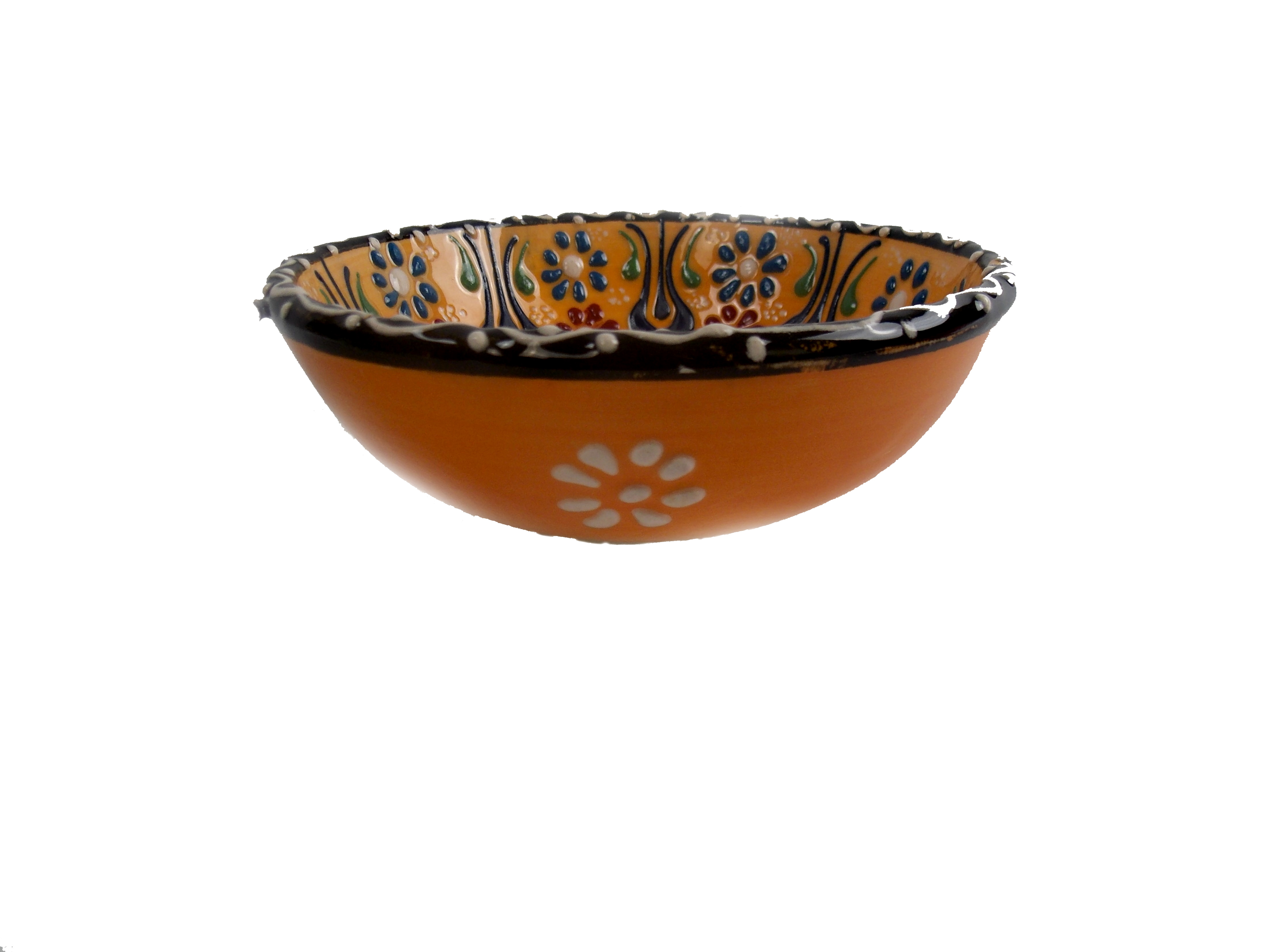 Bol din ceramica turceasca handmade 12 cm