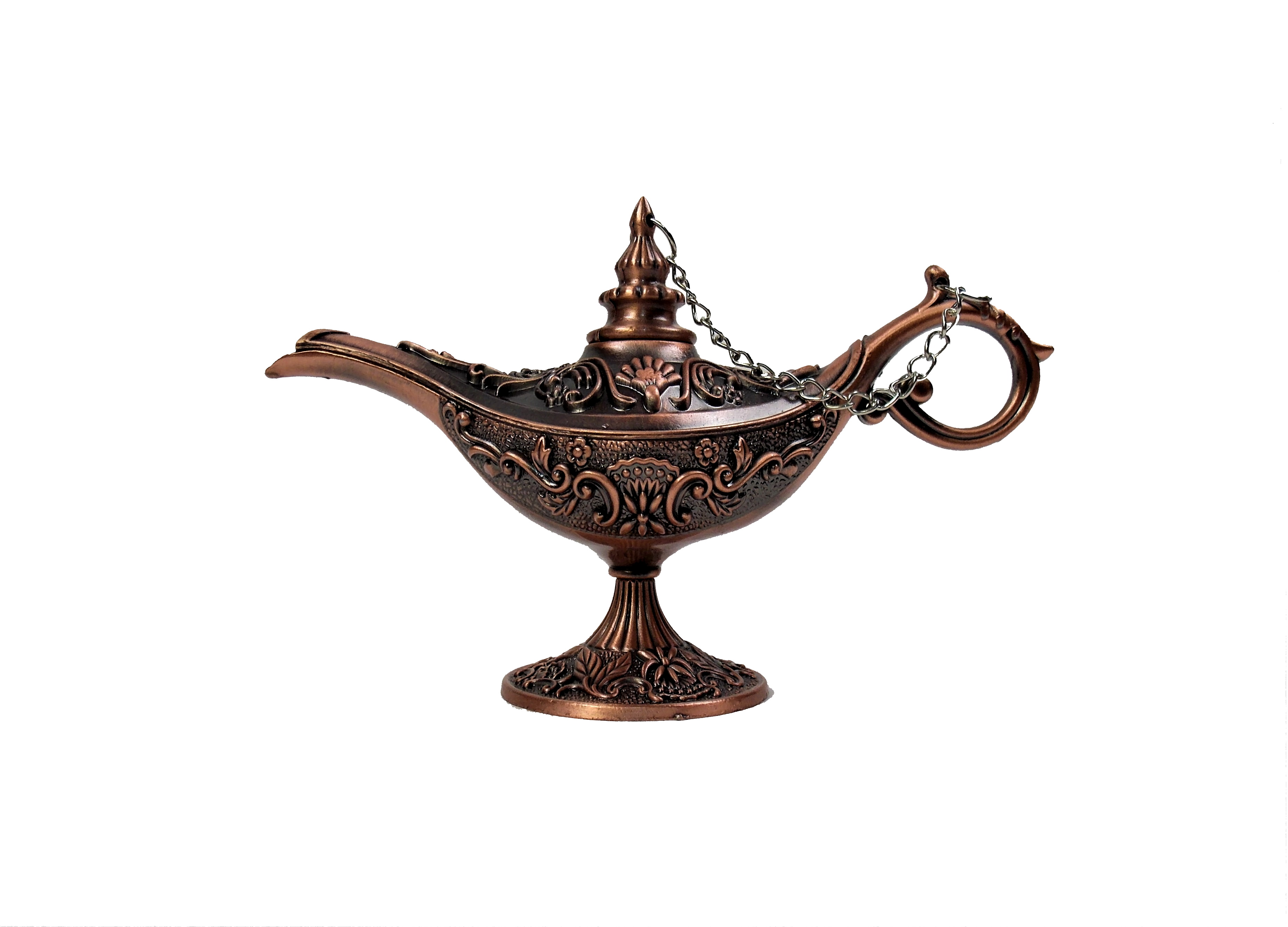 Lampa lui Aladin din metal gravat- decorativa 