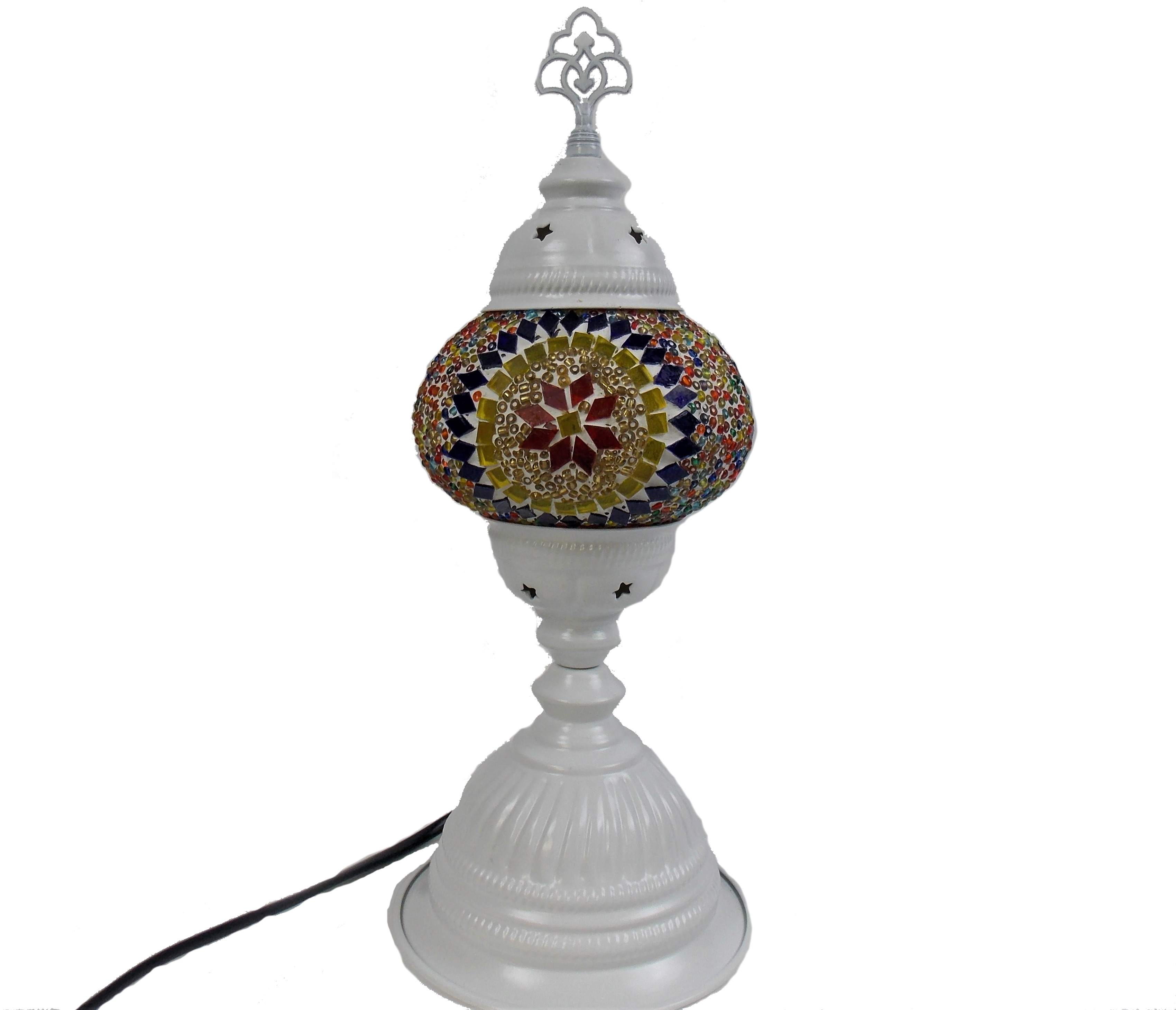 Lampa mozaic orientala handmade 38 cm h