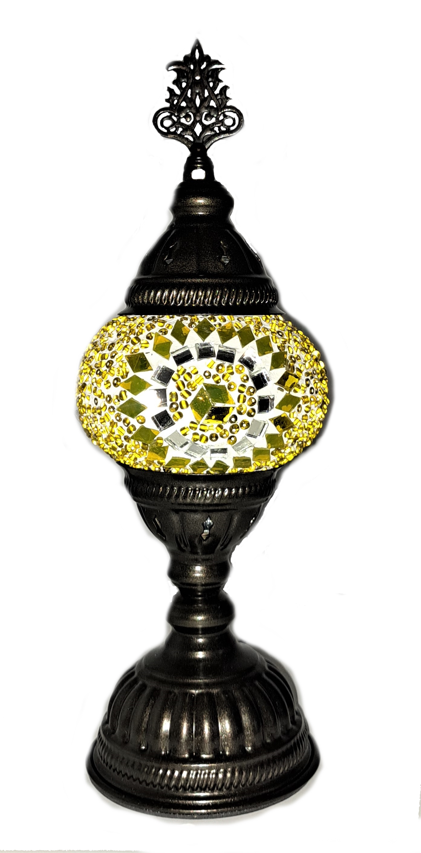 Lampa turceasca din mozaic handmade h 30 cm
